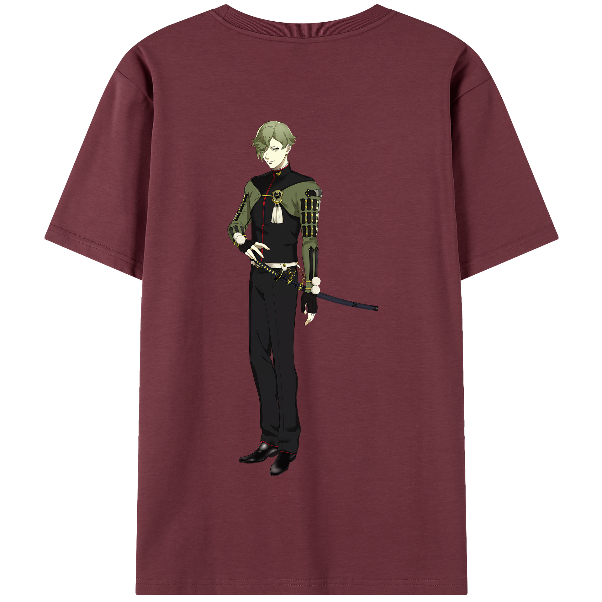 （画像用） 刀剣乱舞 Touken Ranbu 綿100％半袖Tシャツ（背面プリント）